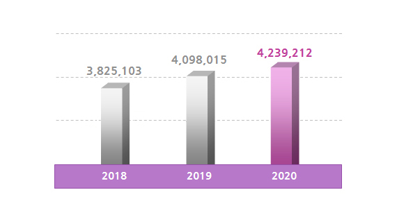 자산총액 그래프